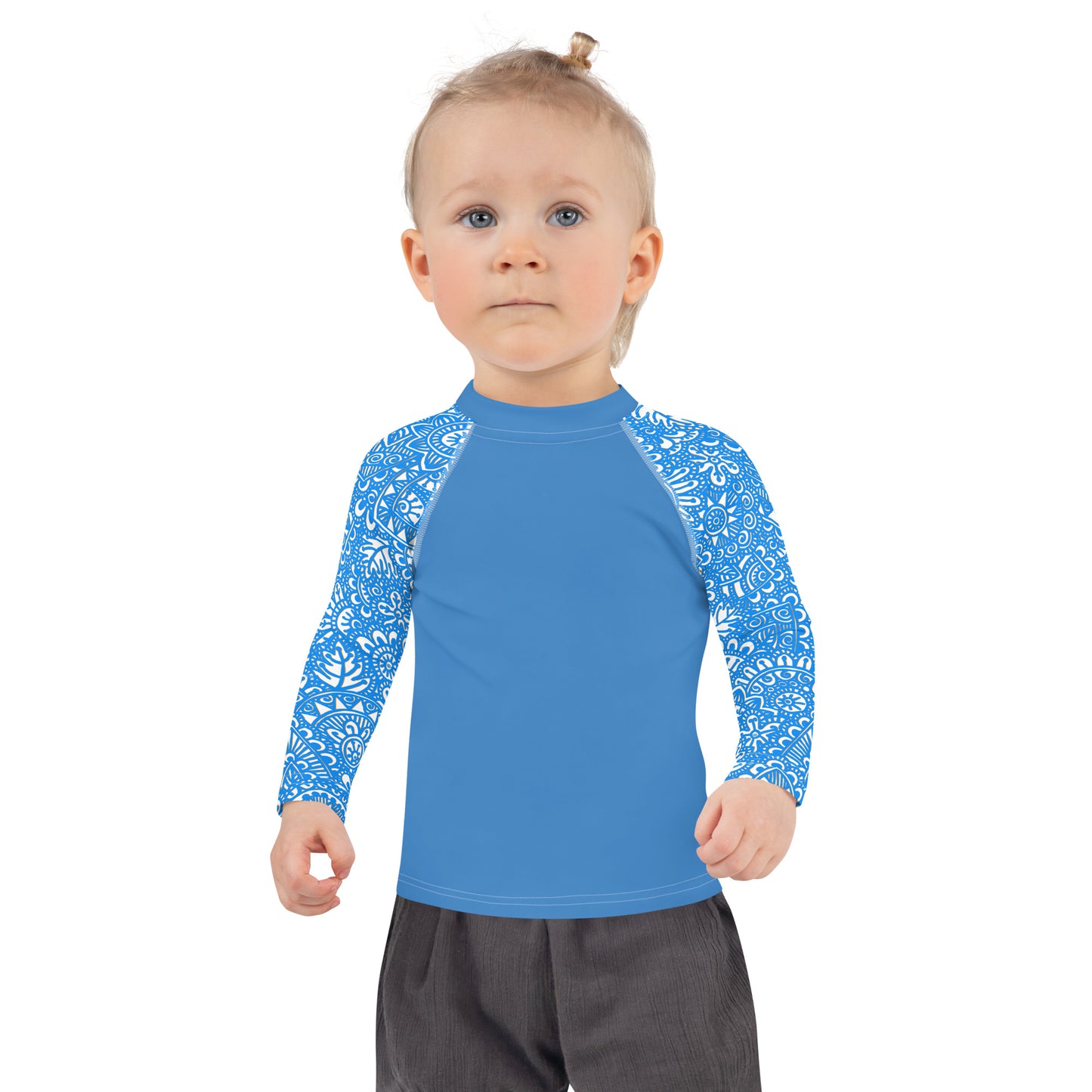 The G - Kids Rash Guard in Blue