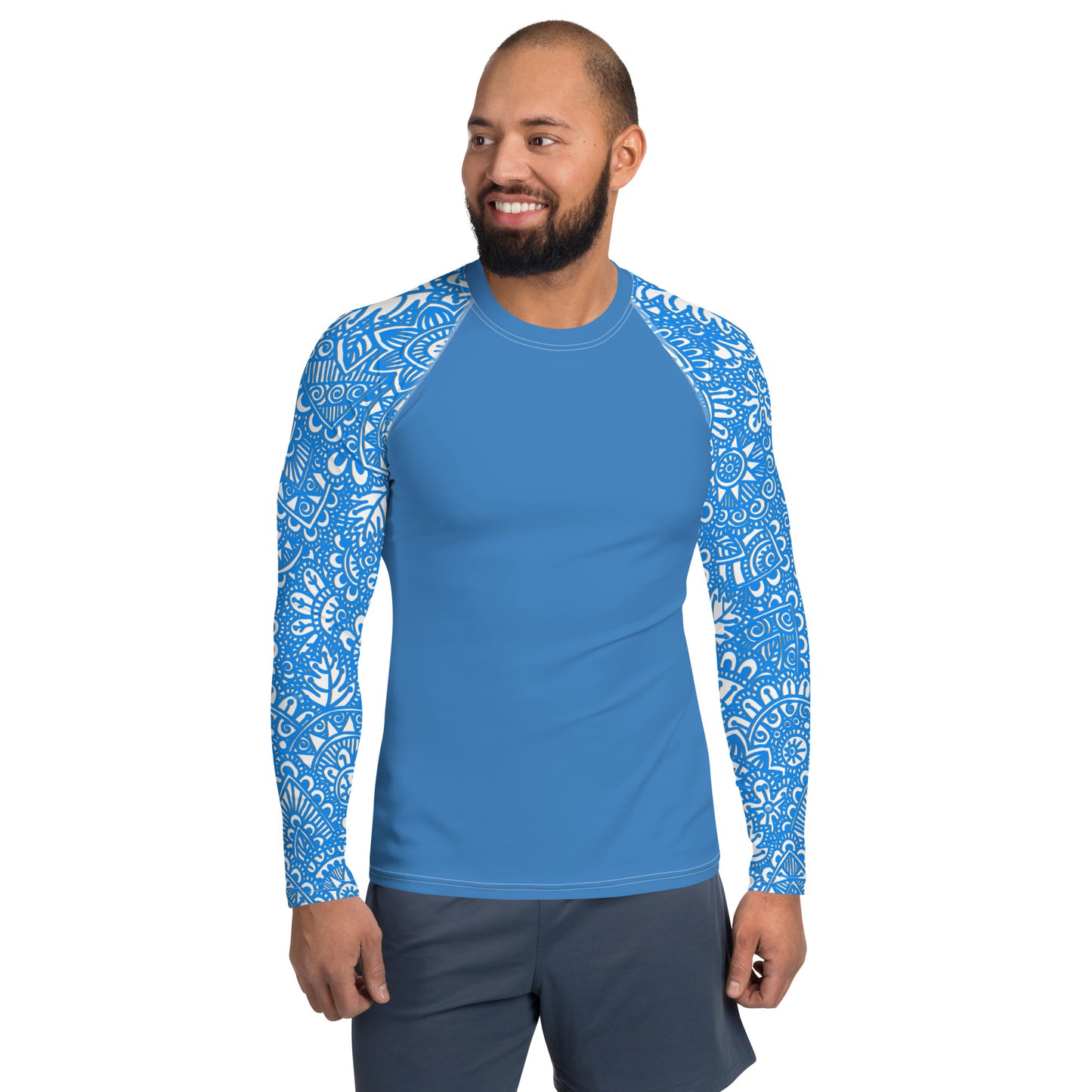 The G - Men's Rash Guard in Blue