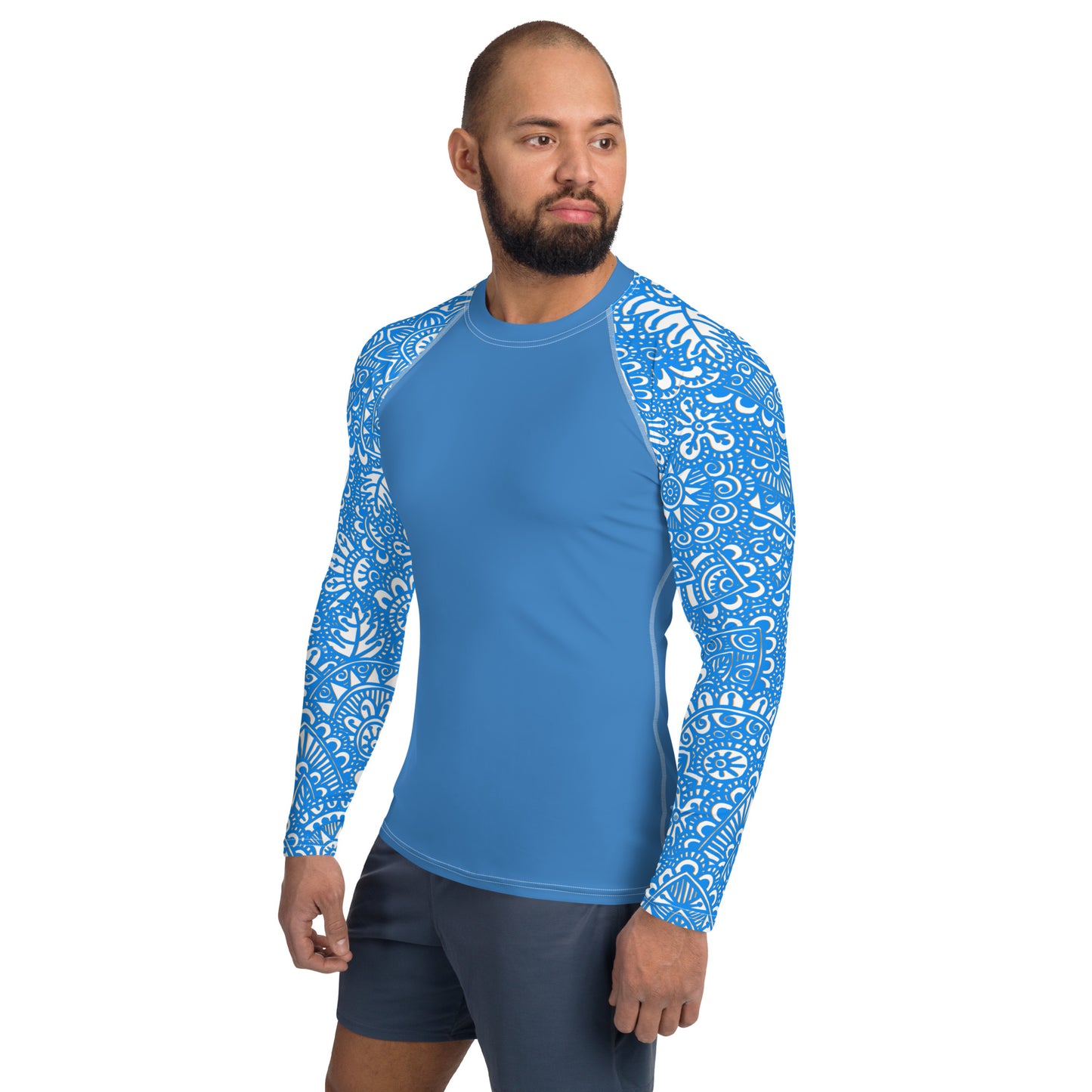 The G - Men's Rash Guard in Blue