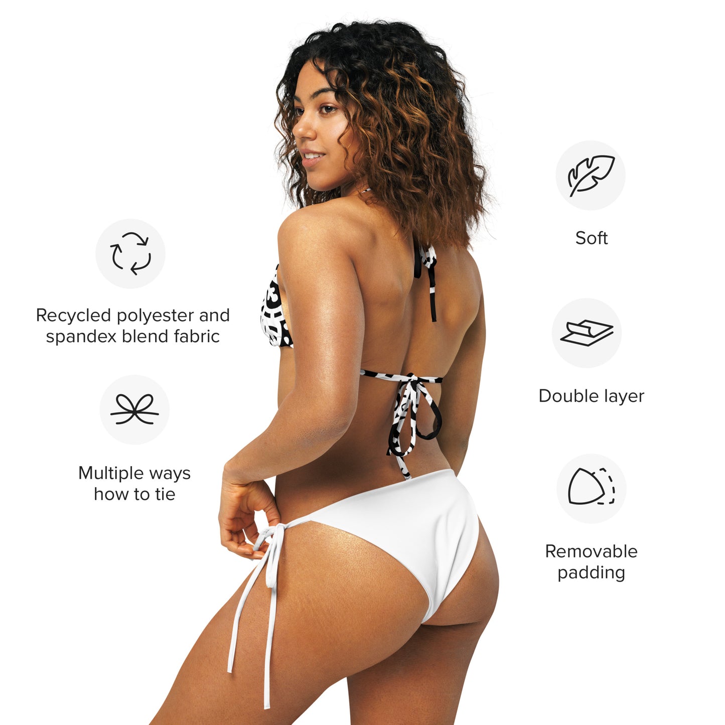 The Ink Me Much - Eco Friendly String Bikini Top