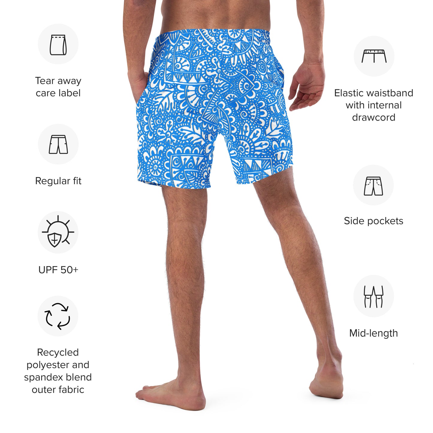 The G - Men's Swim Trunks in Blue