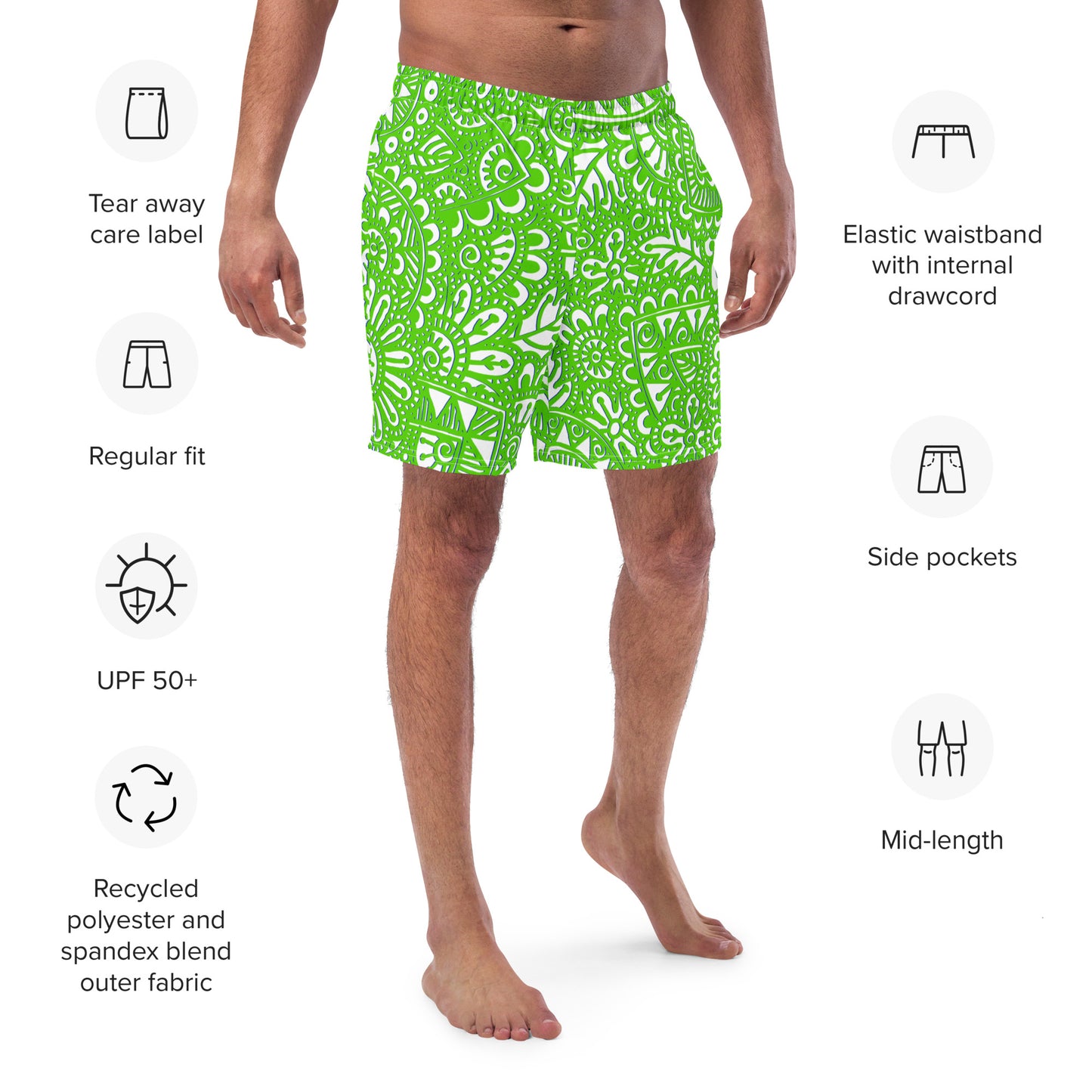 The G - Men's Swim Trunks In Green