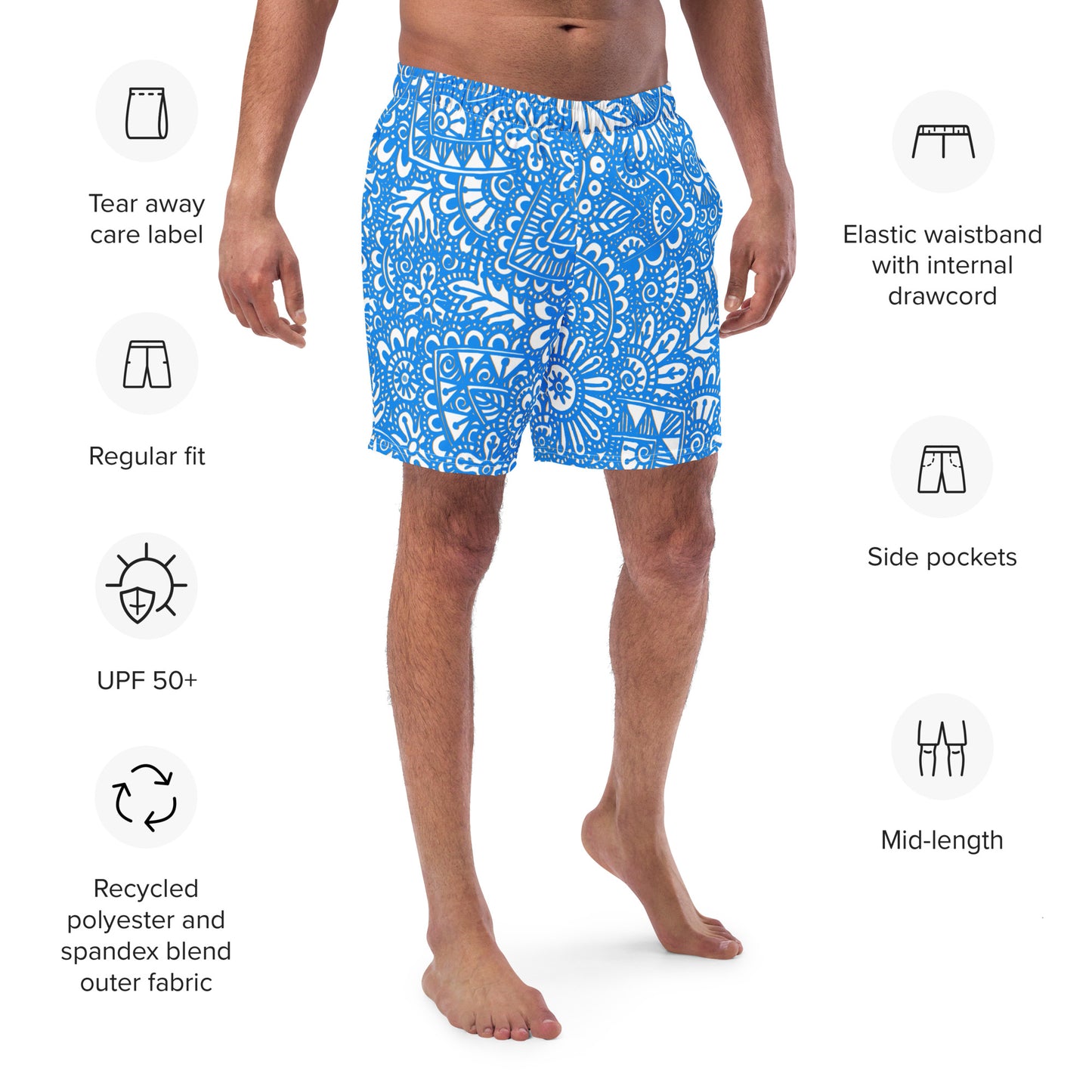 The G - Men's Swim Trunks in Blue
