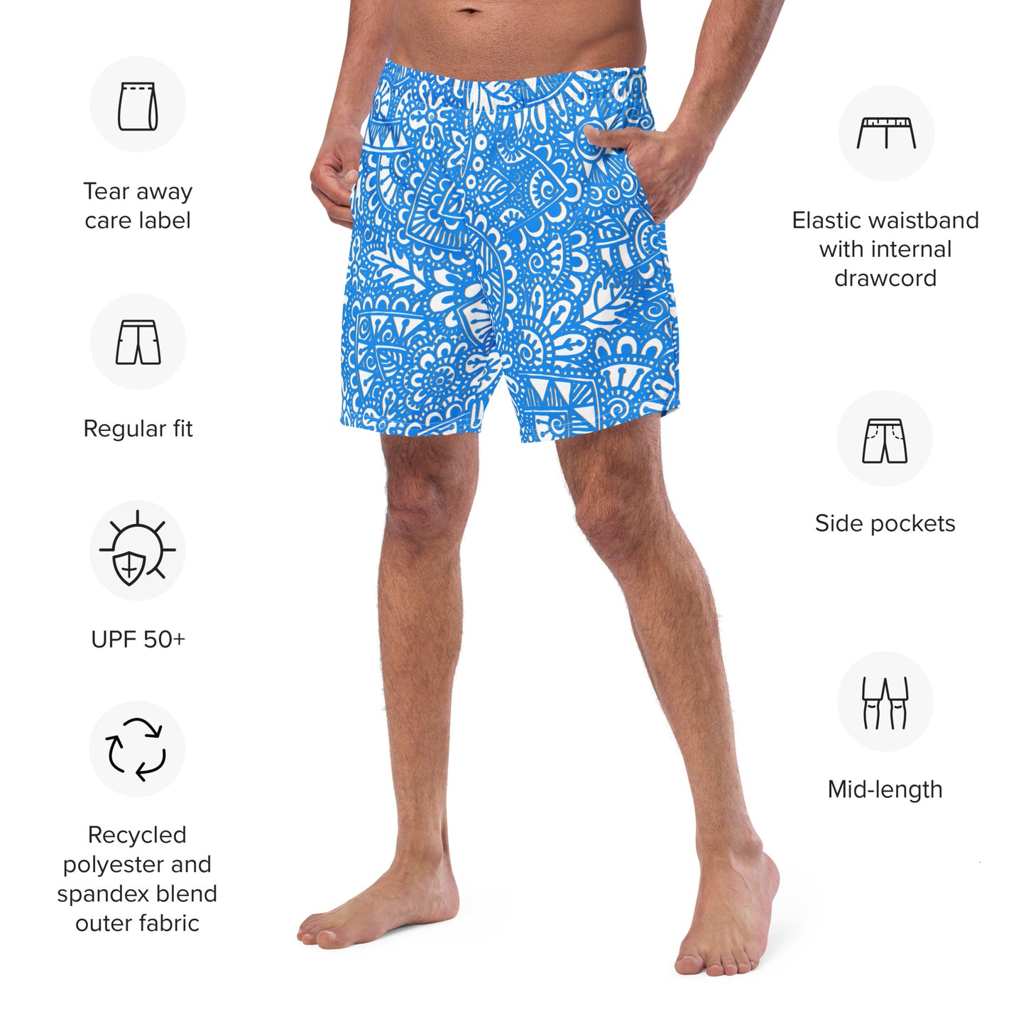 The G - Men's Swim Trunks in Blue
