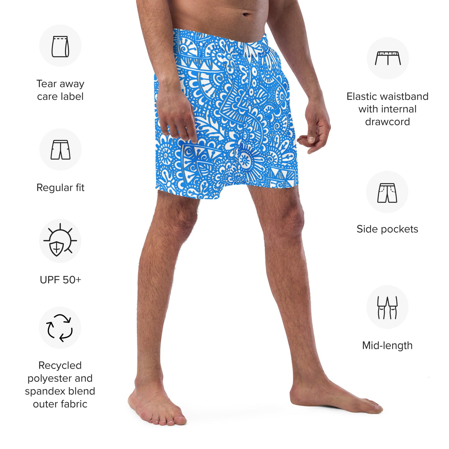 The G - Men's Swim Trunks in Blue