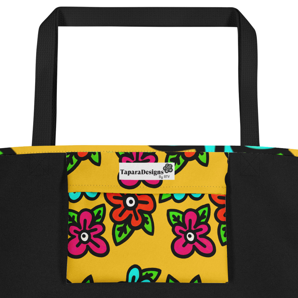 The Flower Bomb - Large Tote Bag