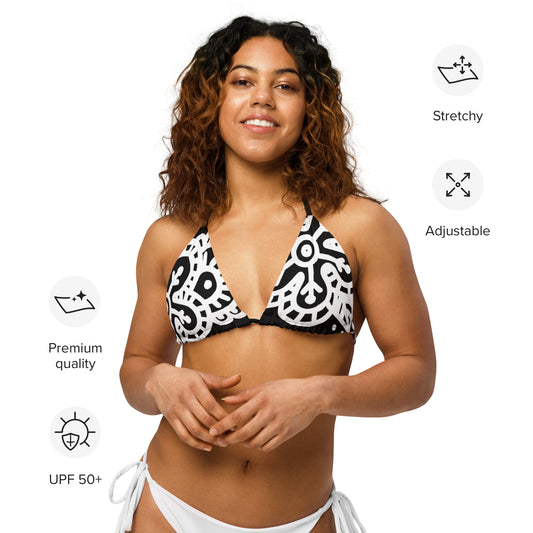 The Ink Me Much - Eco Friendly String Bikini Top