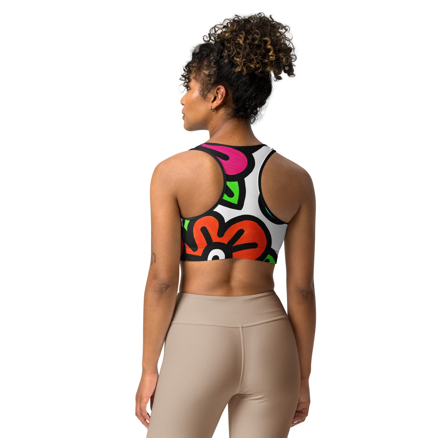 The Flower Bomb - Sports Bra