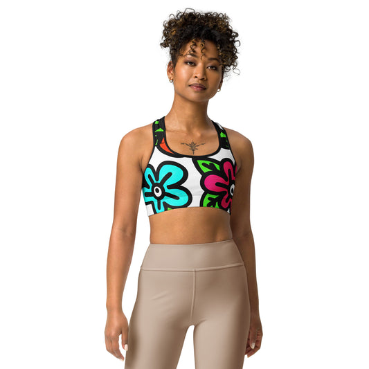 The Flower Bomb - Sports Bra