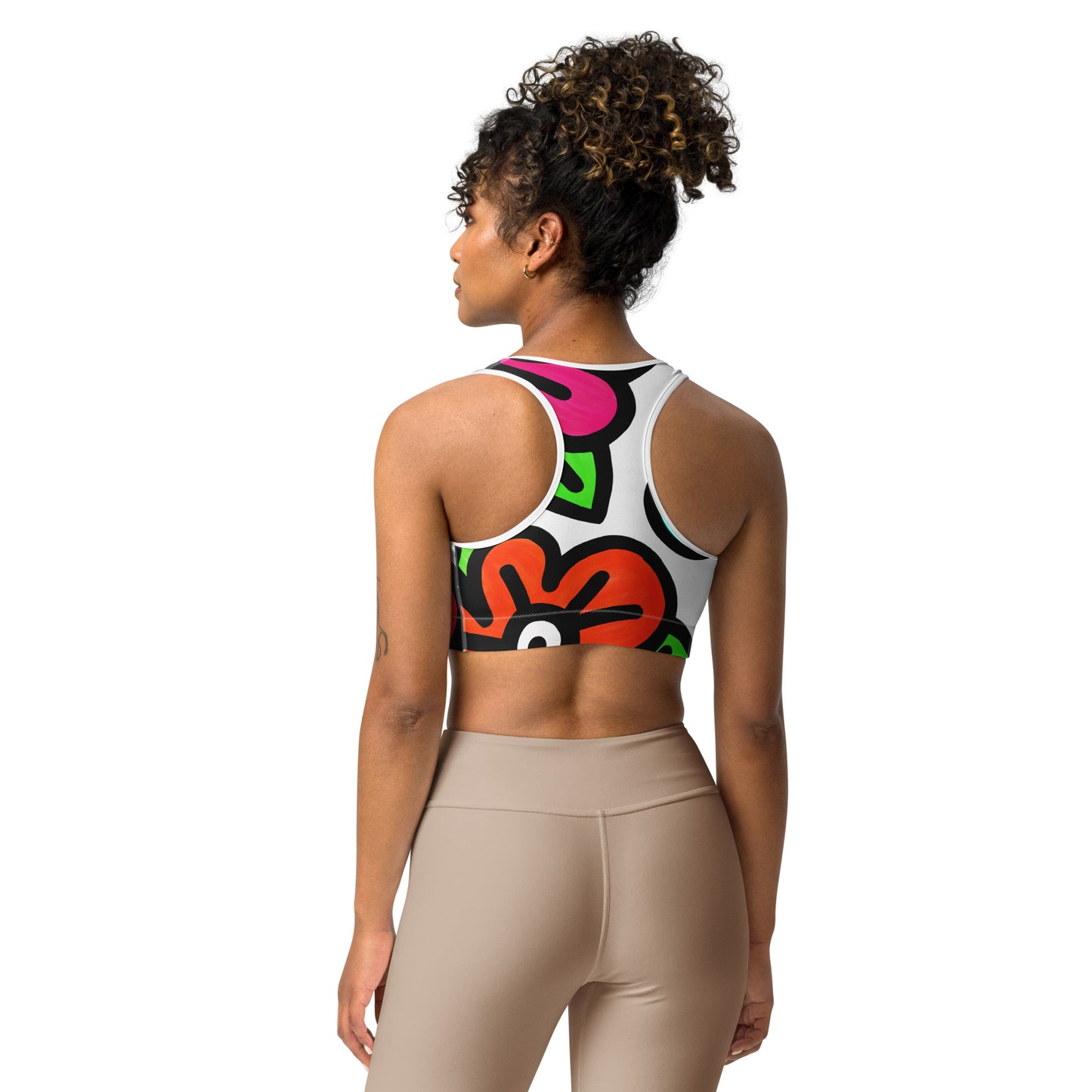 The Flower Bomb - Sports Bra