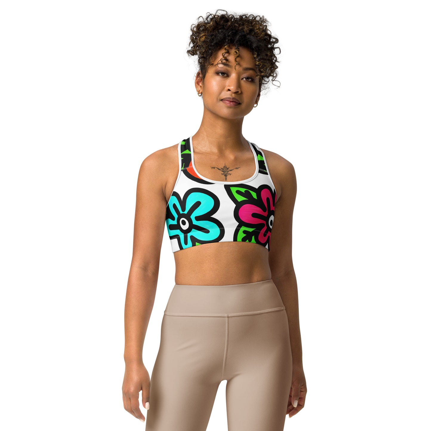 The Flower Bomb - Sports Bra