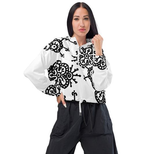 The Ink Me Much - Women’s Cropped Windbreaker