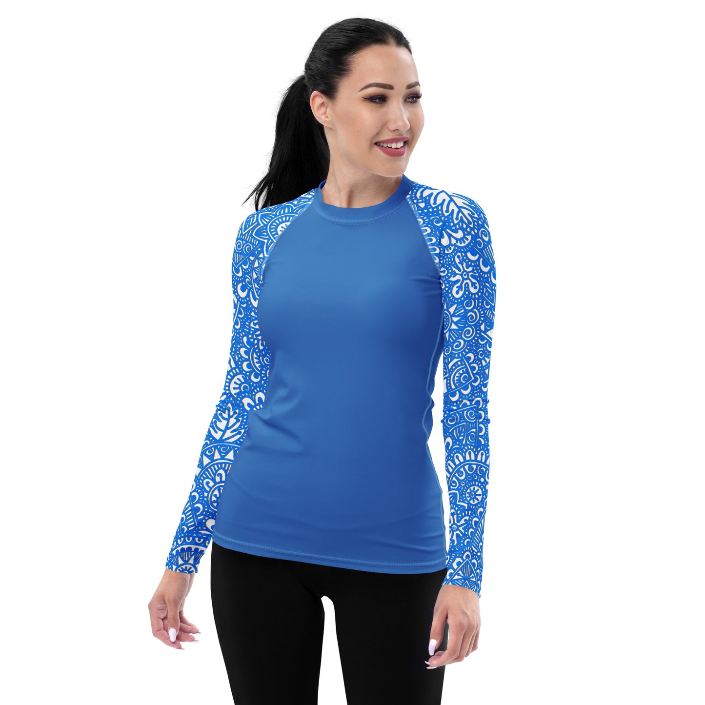 The G - Women's Rash Guard in Blue