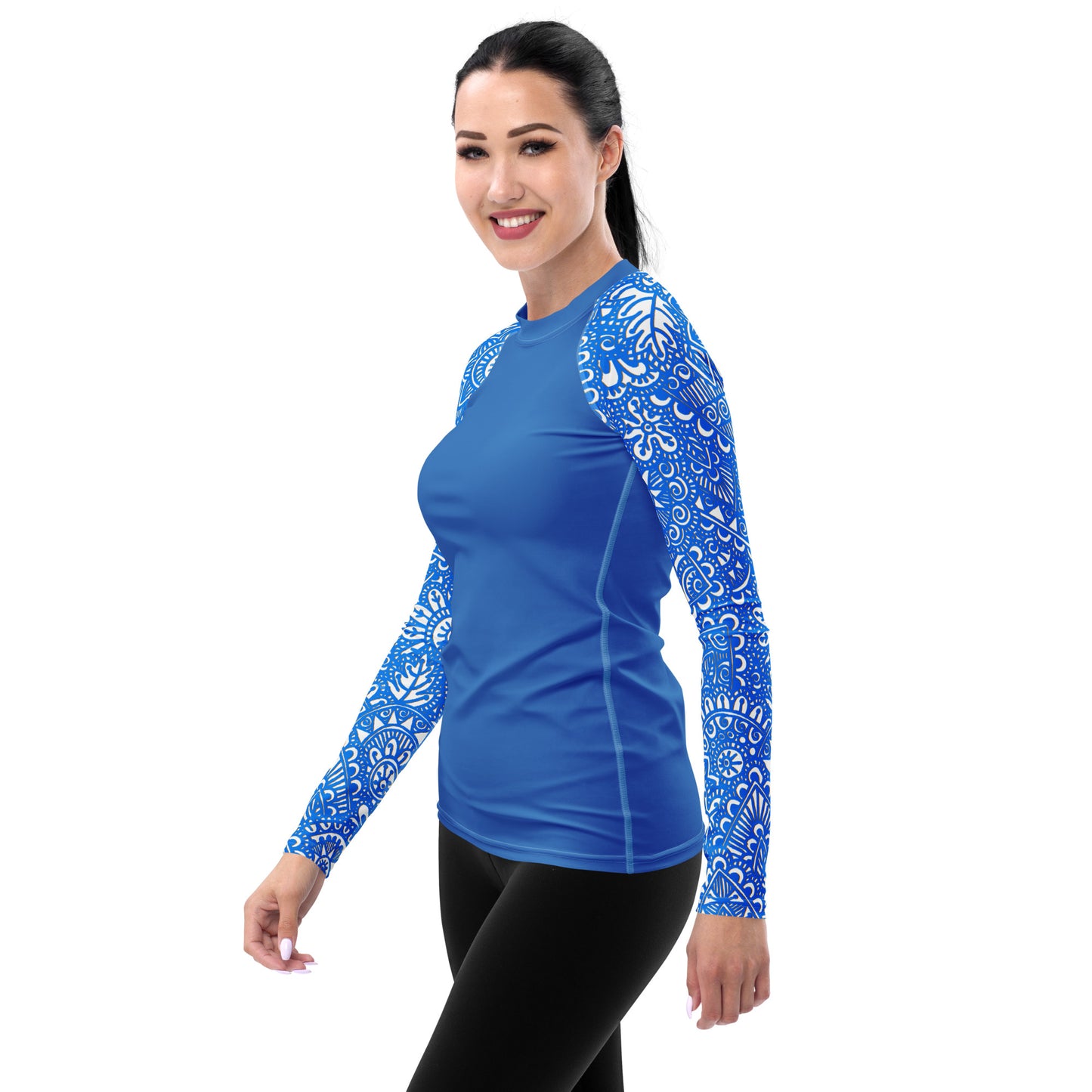 The G - Women's Rash Guard in Blue