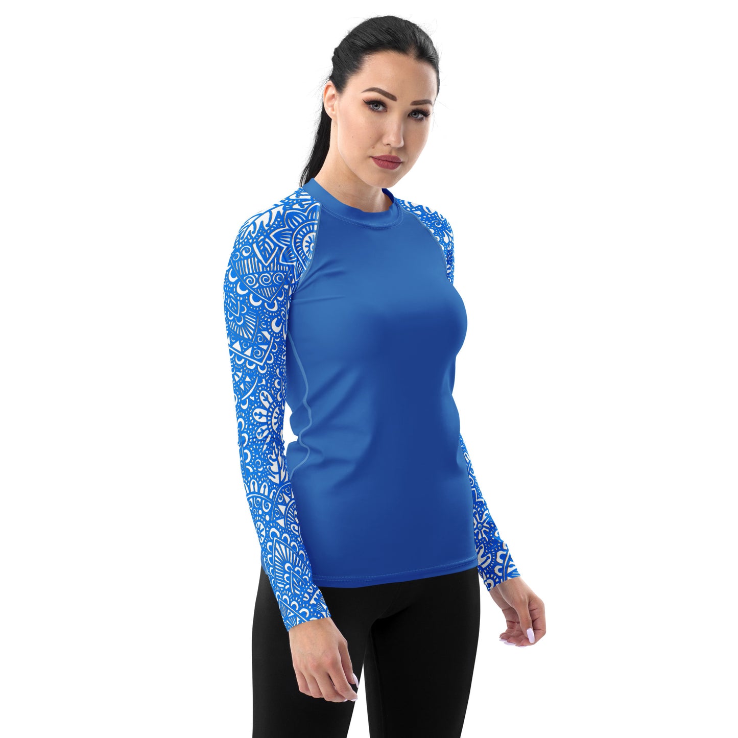 The G - Women's Rash Guard in Blue