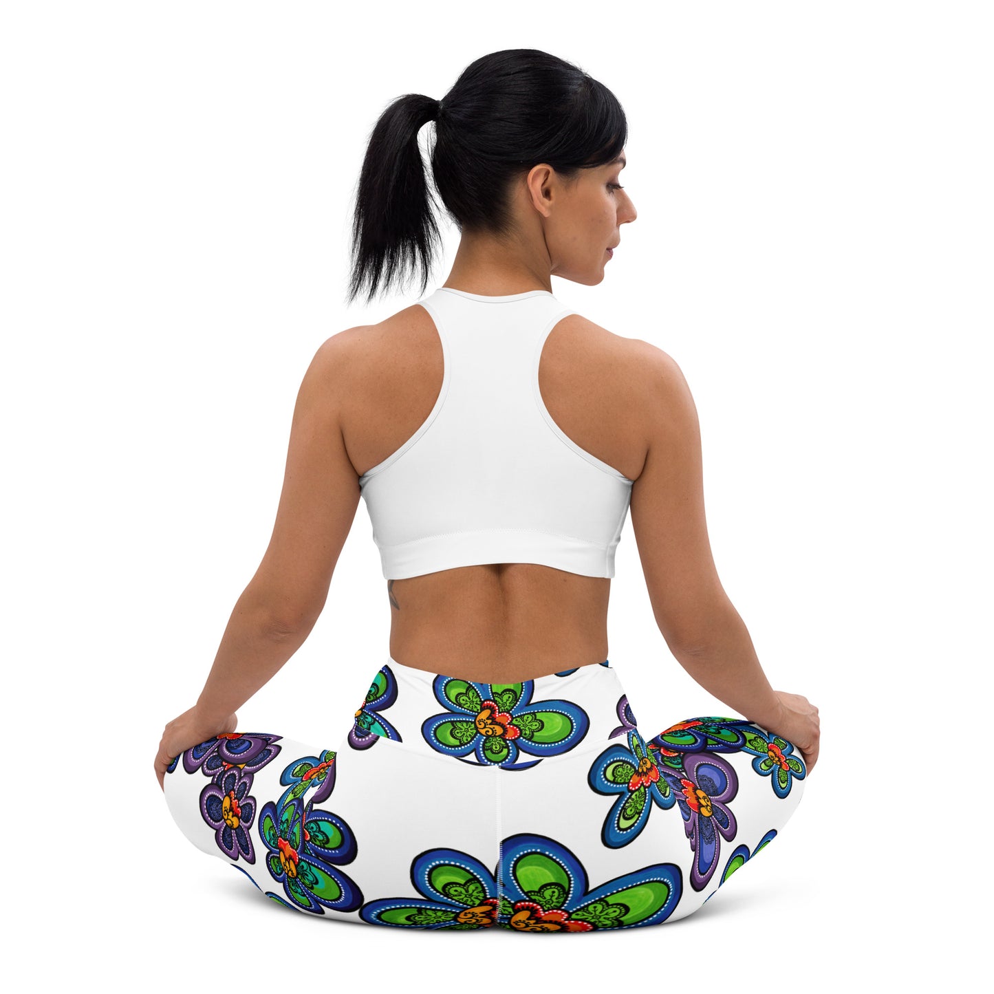 The Floral Frenzy - Yoga Legging