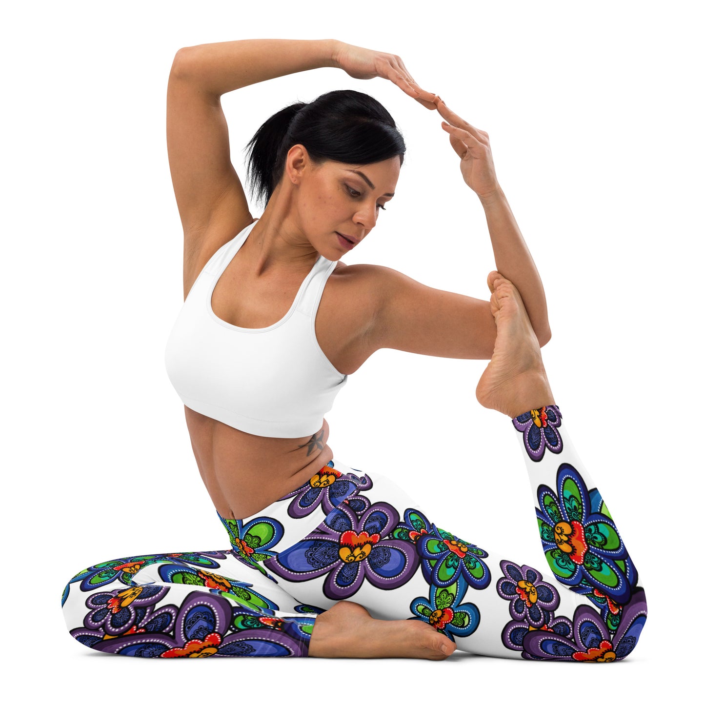 The Floral Frenzy - Yoga Legging