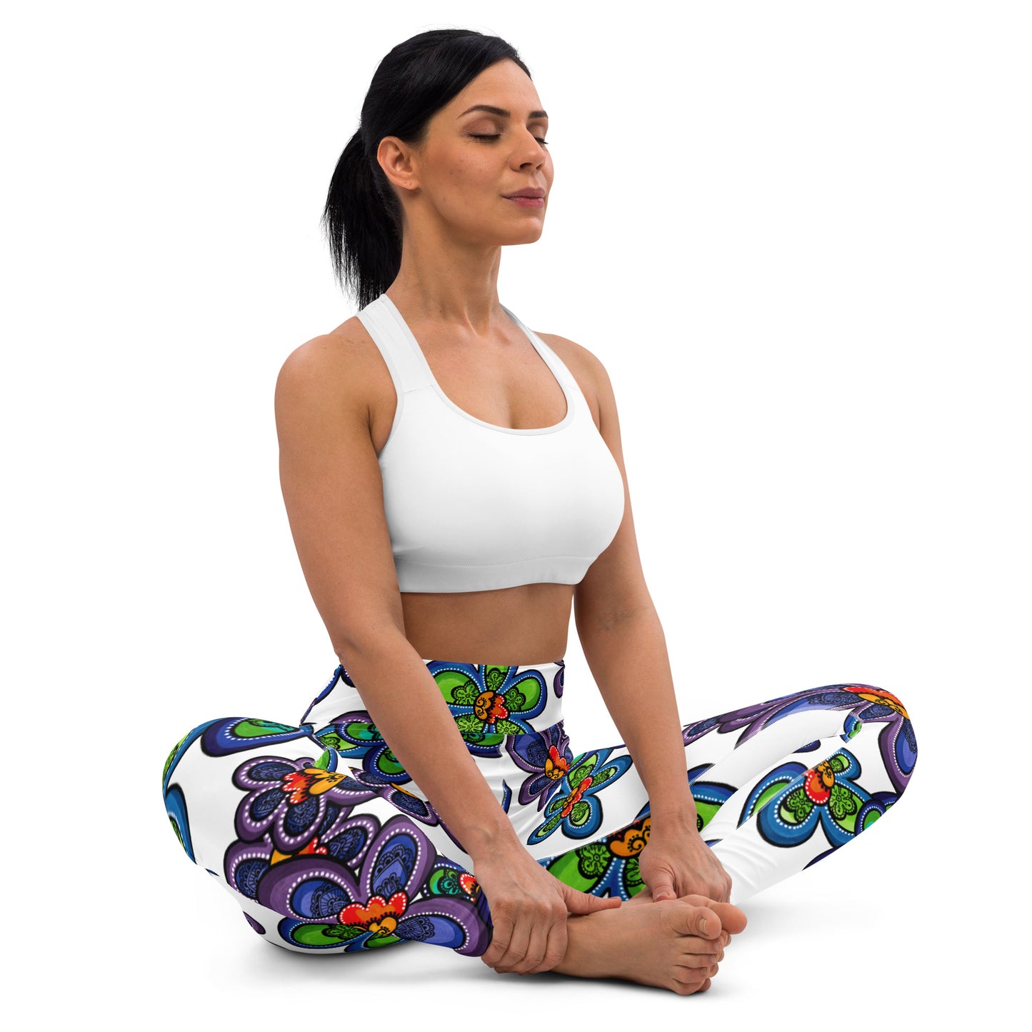 The Floral Frenzy - Yoga Legging