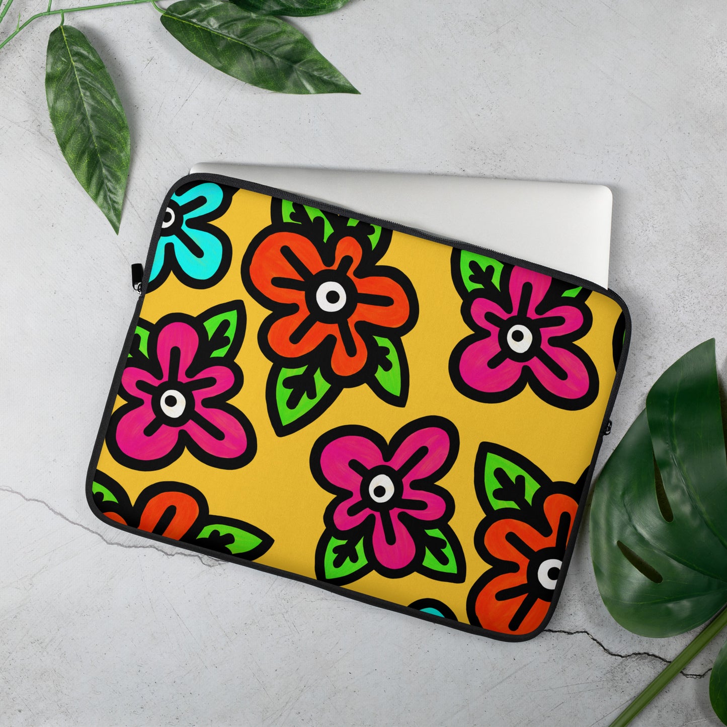 The Flower Bomb - Laptop Sleeve